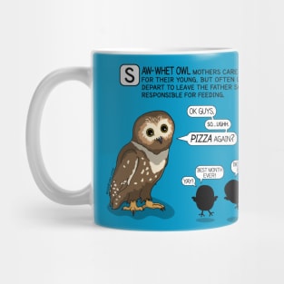 SAW-WHET OWL DAD #1 - ZOODRAWS COMIC Mug